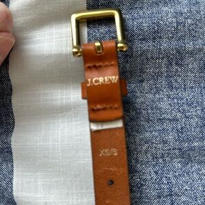 J.Crew Cognac Leather Belt